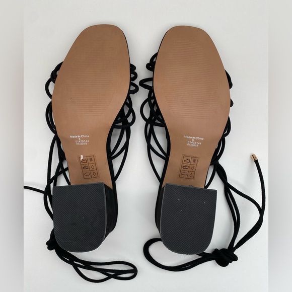 NWOT ASOS Women’s Lace Up Block Heels - Picture 4 of 6